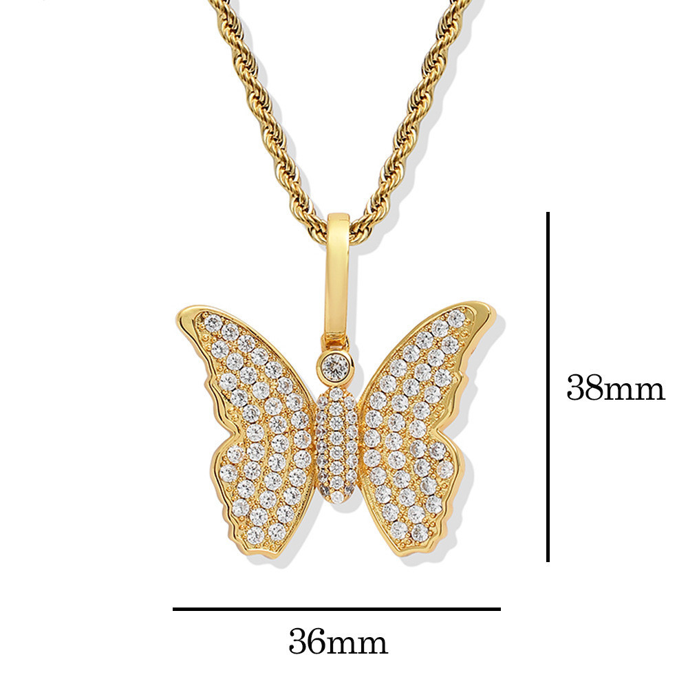Electroplated Zirconia Twist Chain Necklace - Image 6