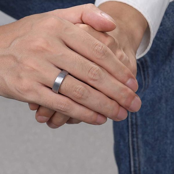 Tungsten Gold Couple Ring