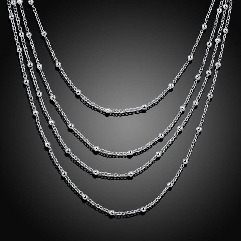 357-Bead Electroplated Necklace - Image 4