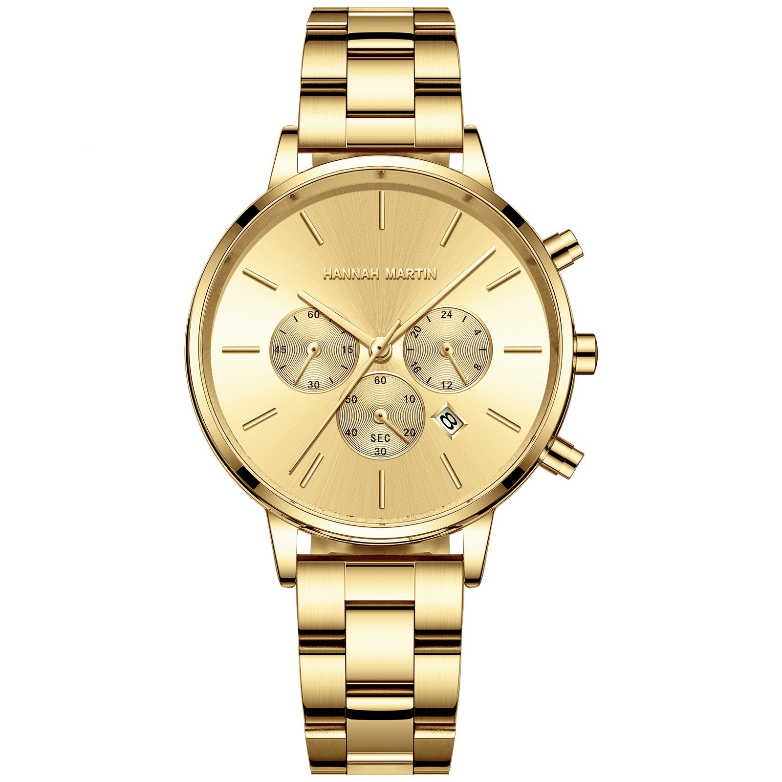 38mm Stainless Steel Bracelet Watch - Image 3