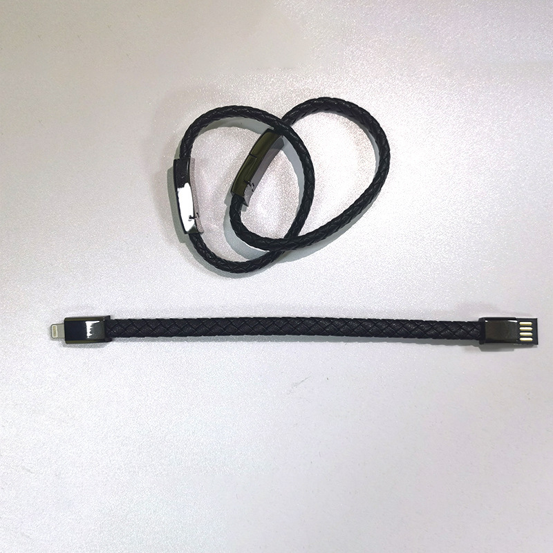 Leather Bracelet USB Charging Cable - Image 8