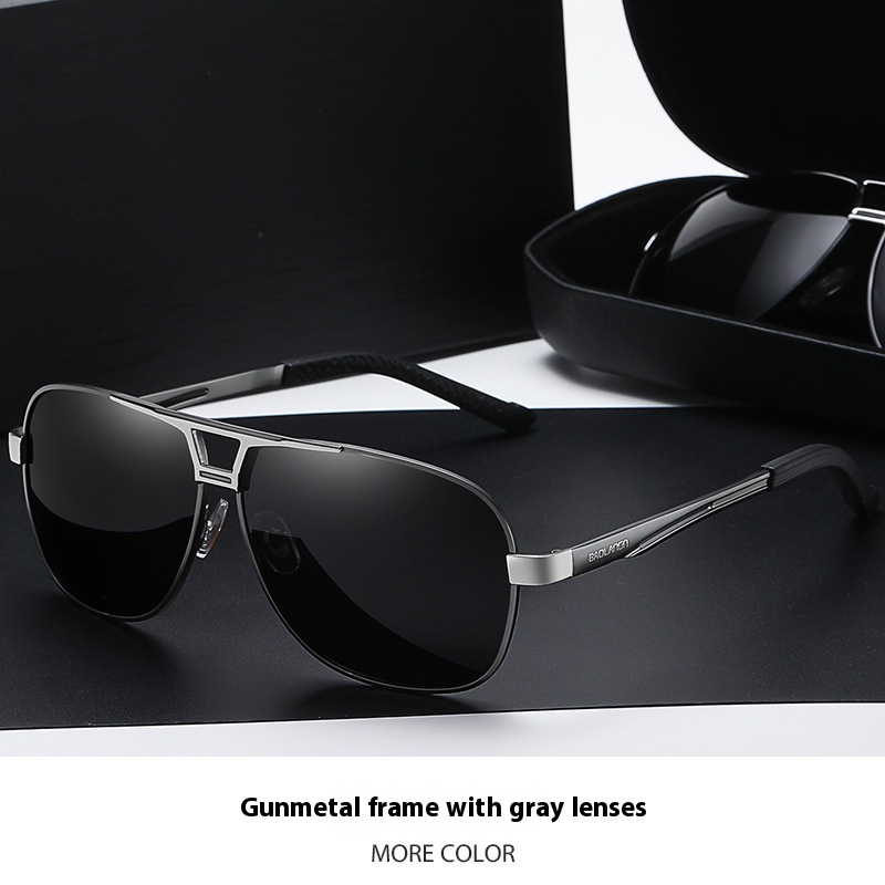 Men’s Polarized Alloy Sunglasses with Color-Changing and Day-and-Night Lens Options - Image 8