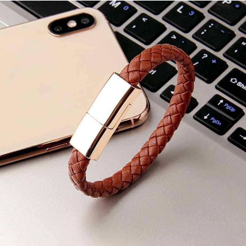 Leather Bracelet USB Charging Cable - Image 10