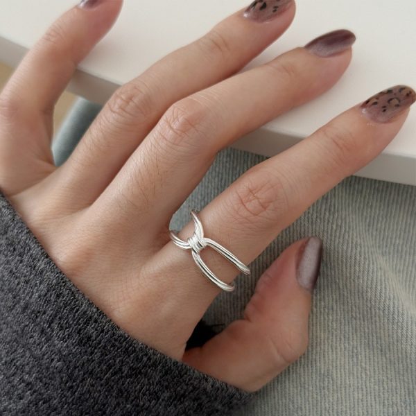S925 Sterling Silver Rings for Women – Minimalist Non-Tarnish Vintage Jewelry