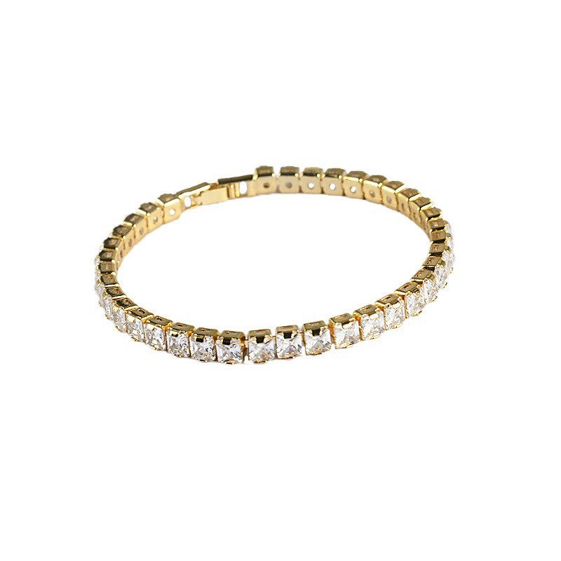 Geometric Rhinestone Bracelet - Image 4