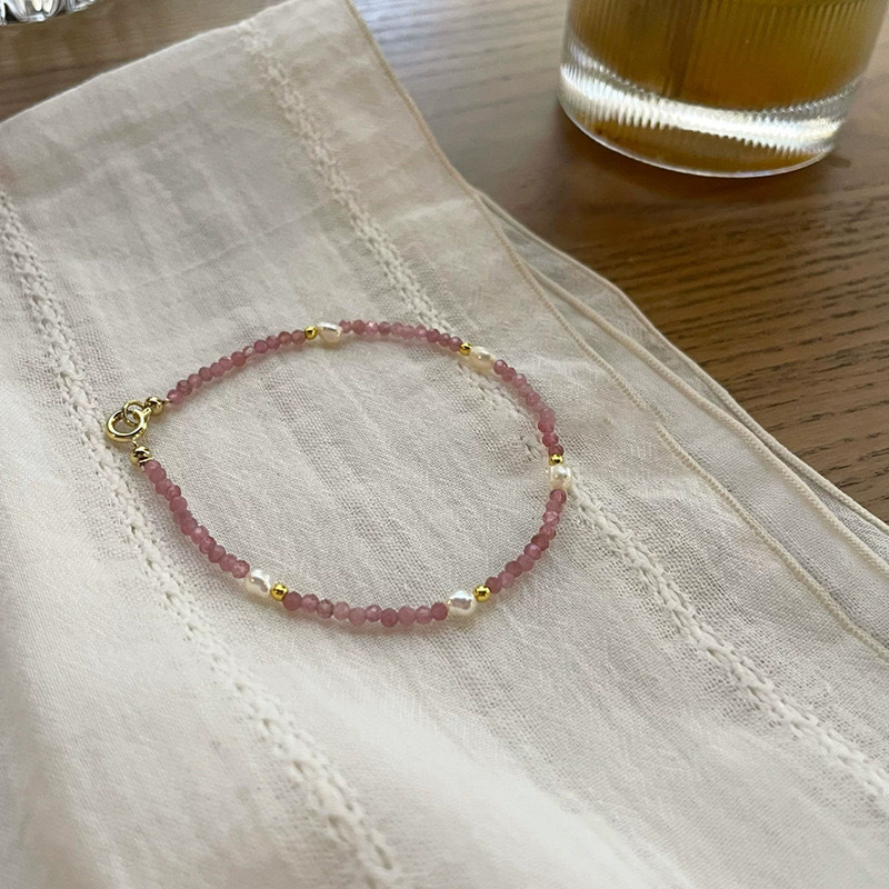 Colorful Artificial Crystal Beaded Bracelet - Image 8