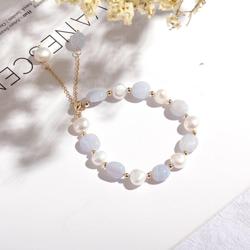 Pearl Crystal Slider Bracelet - Image 3