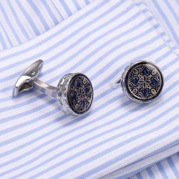 New French-Style Geometric Cufflinks