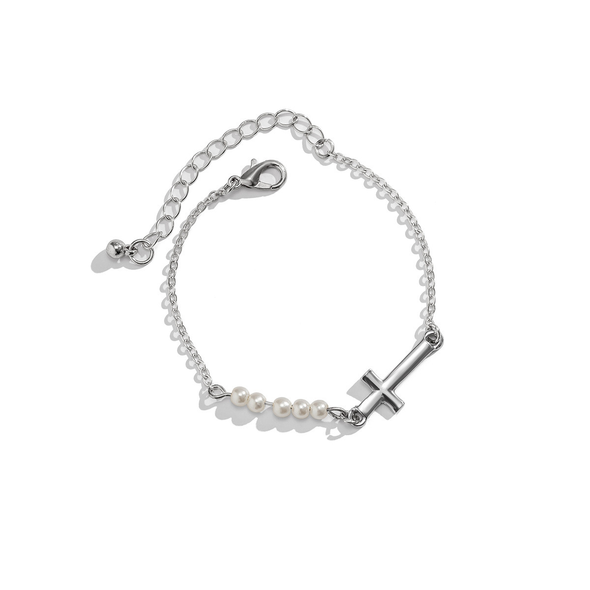 Baroque-Style Minimalist Pearl-Look Bracelet - Image 6