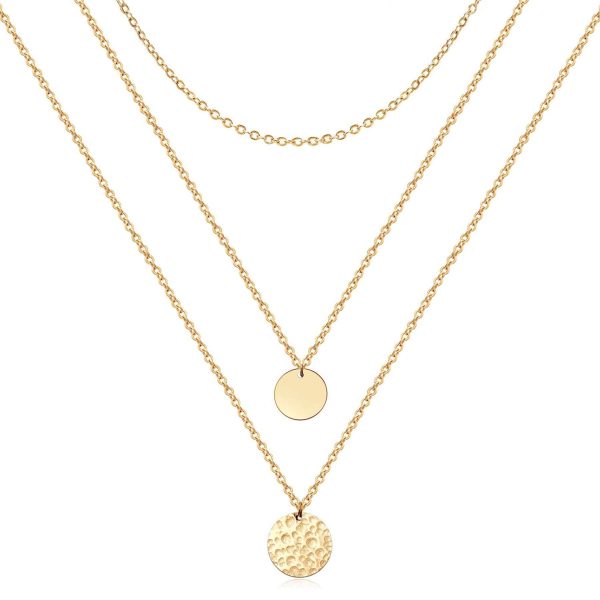 14K Gold-Plated Layered Choker Necklace