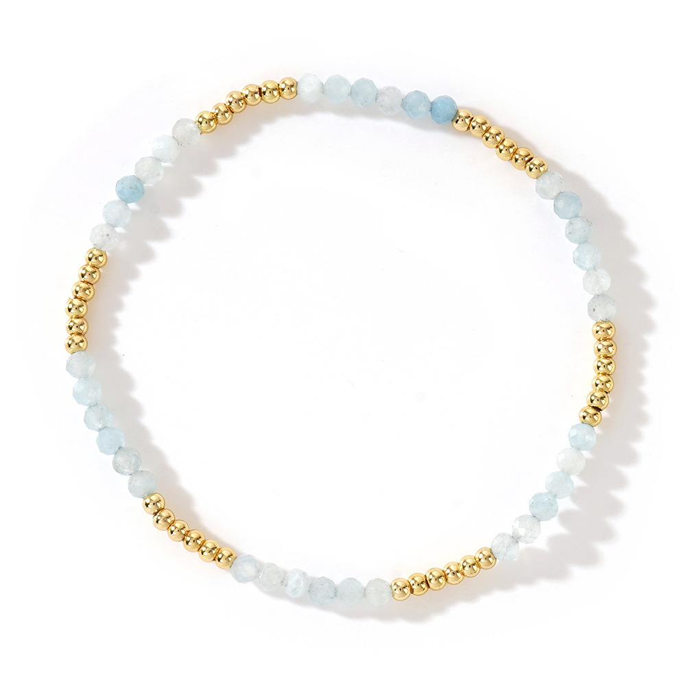 Colorful Natural Stone Handmade Beaded Bracelet - Image 2