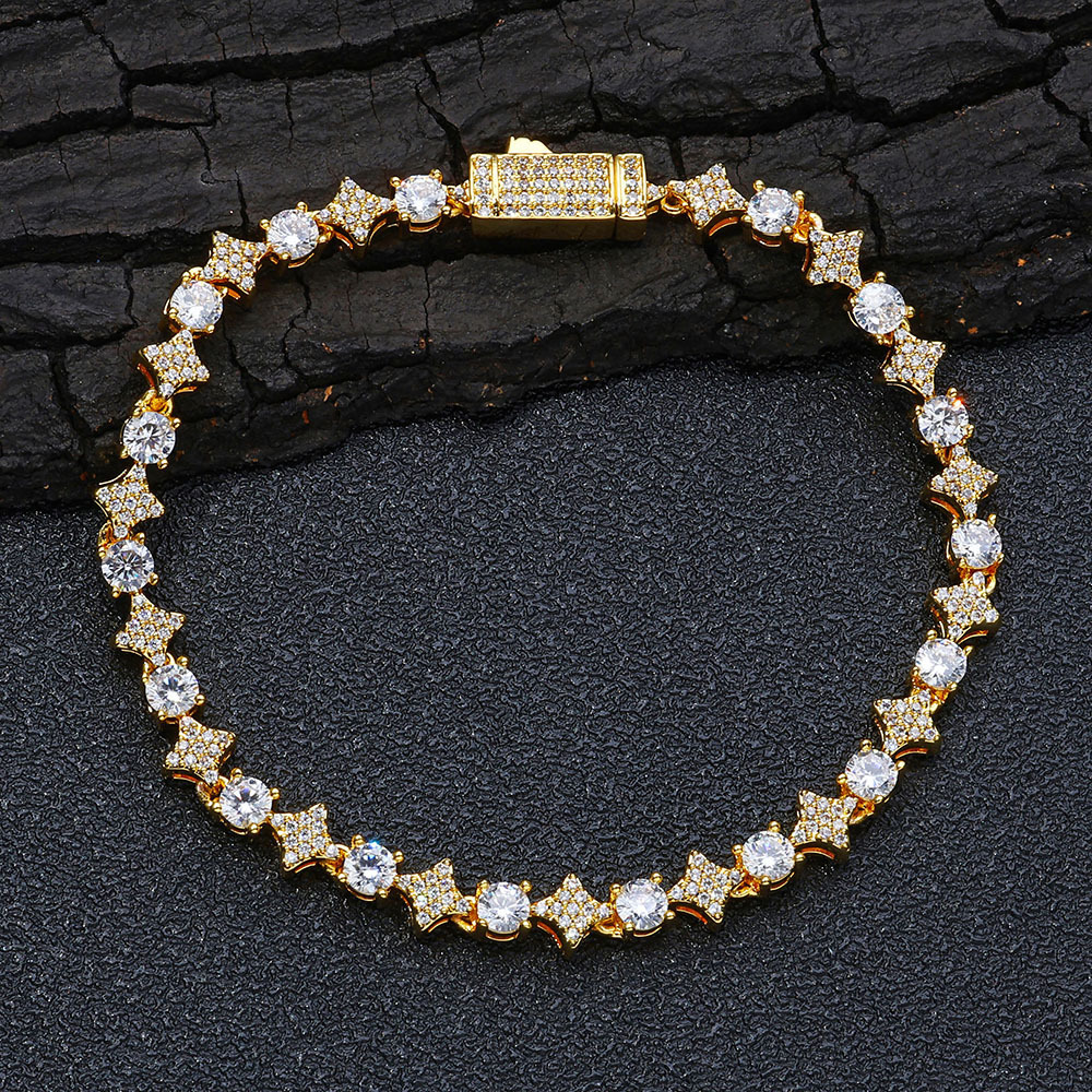 Men’s 6 mm Star Zircon Tennis Bracelet - Image 7
