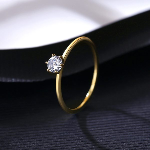 S925 Silver Wind Star Zircon Ring for Women