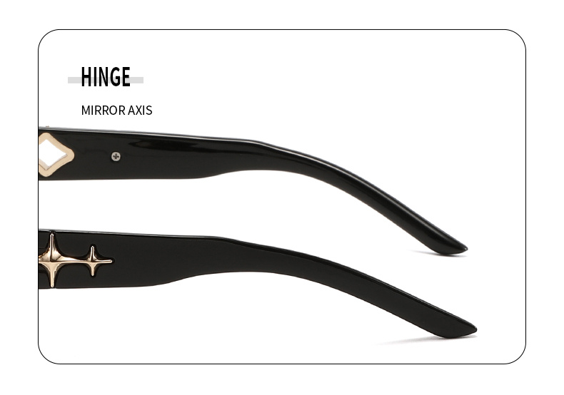 Y2K Star-Hinge Rimless Sunglasses - Image 4