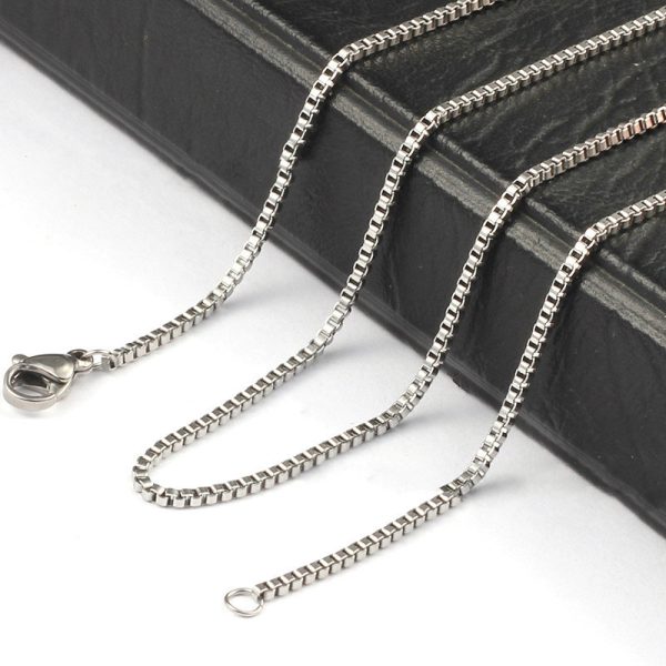 1.5 mm Titanium Steel Chain Necklace