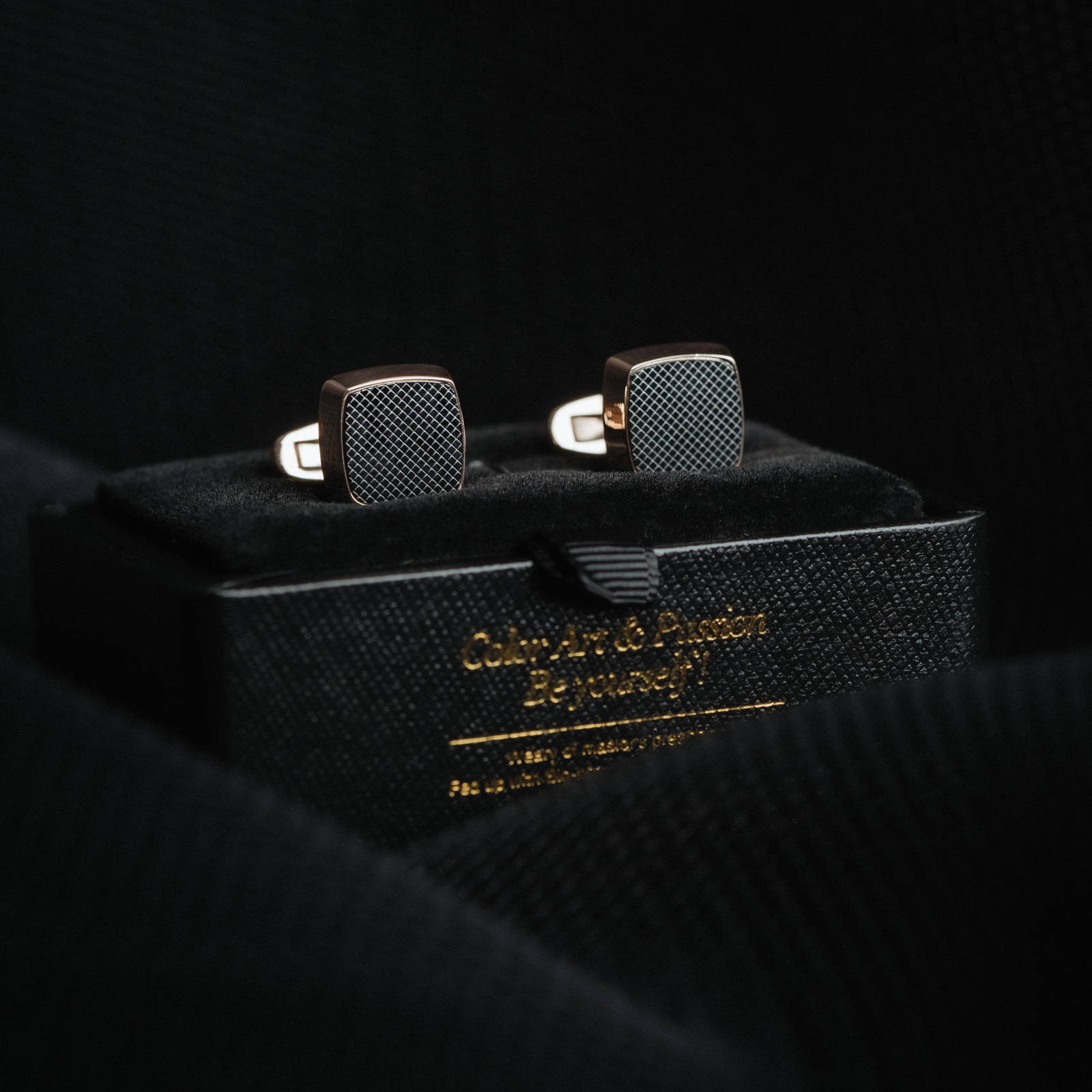 Men’s Rose Gold French Cufflinks