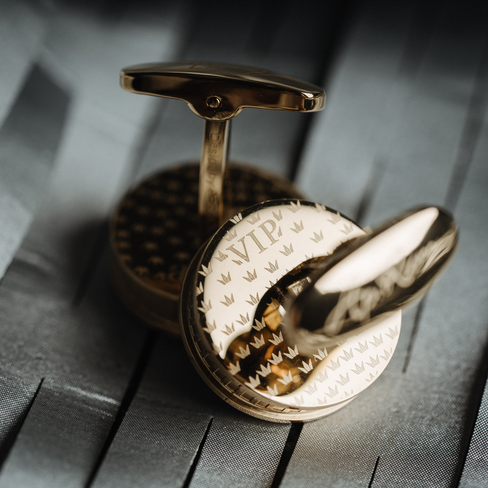 French Black Marble Cufflinks - Image 3