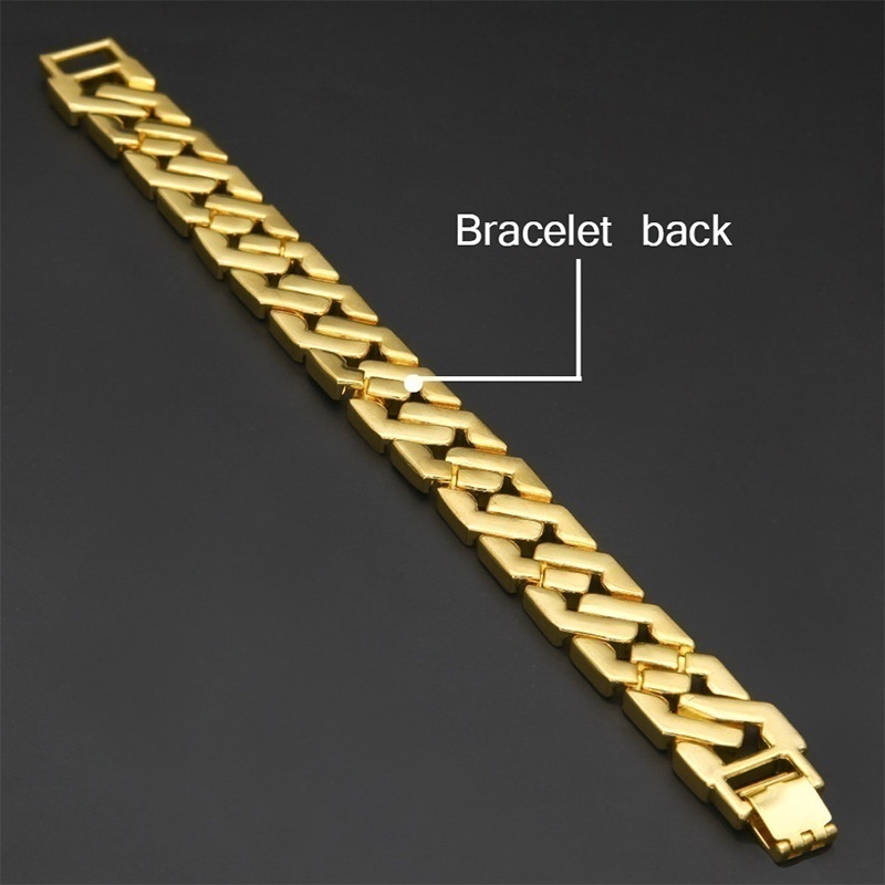 Men’s Rhinestone Cuban Star Bracelet - Image 5