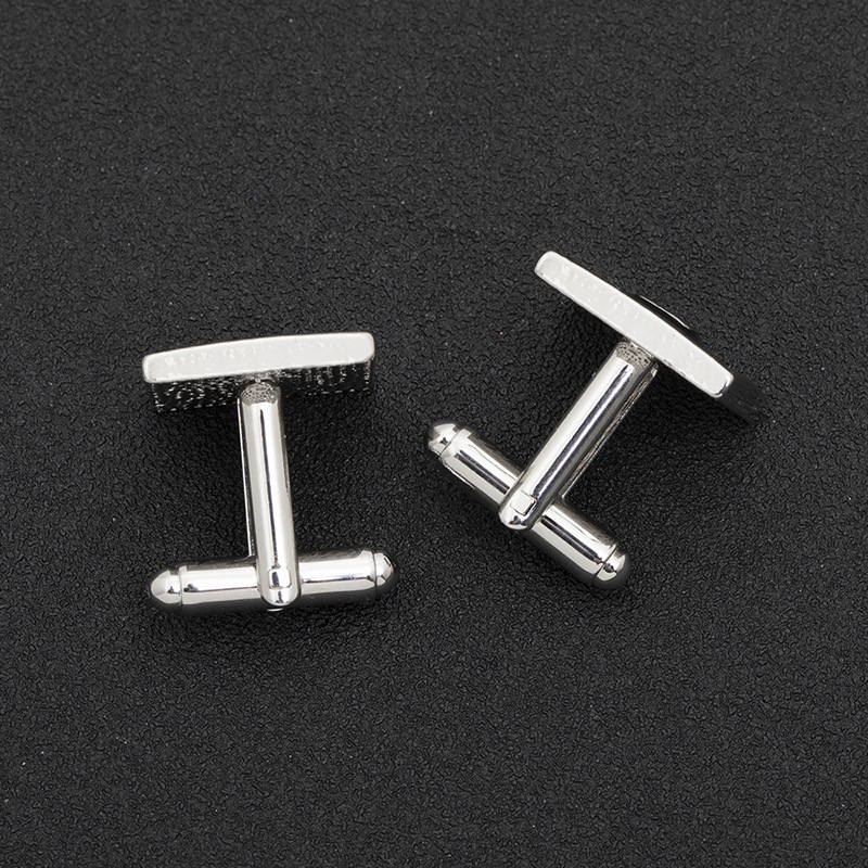Cytheria Black Square Enamel Cufflinks - Image 4