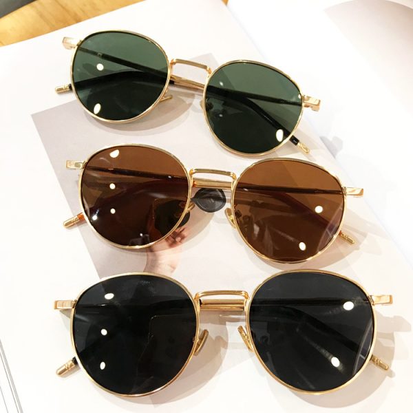 Polarized Round-Frame Sunglasses