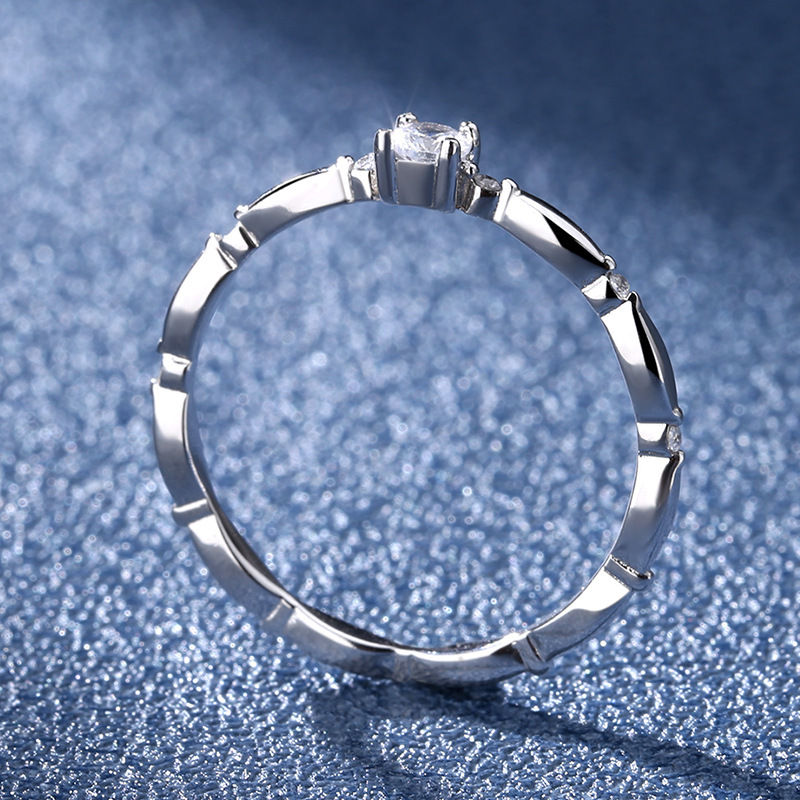 925 Silver Moissanite Wedding Ring for Women - Image 6