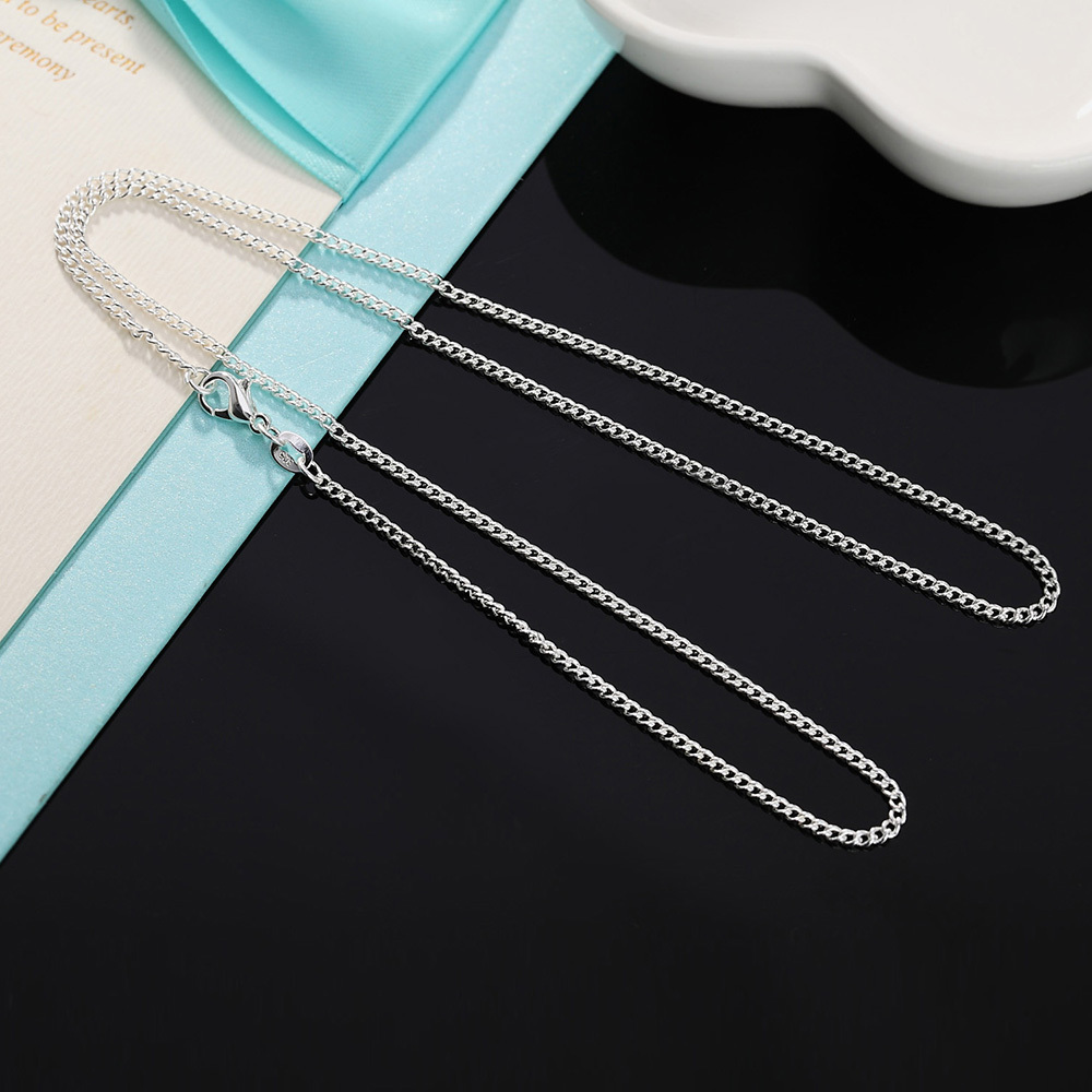 European and American 2 mm Side-Chain Necklace - Image 2
