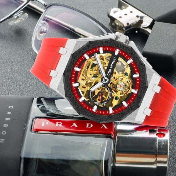 Men’s Automatic Hollow Mechanical Sports Watch