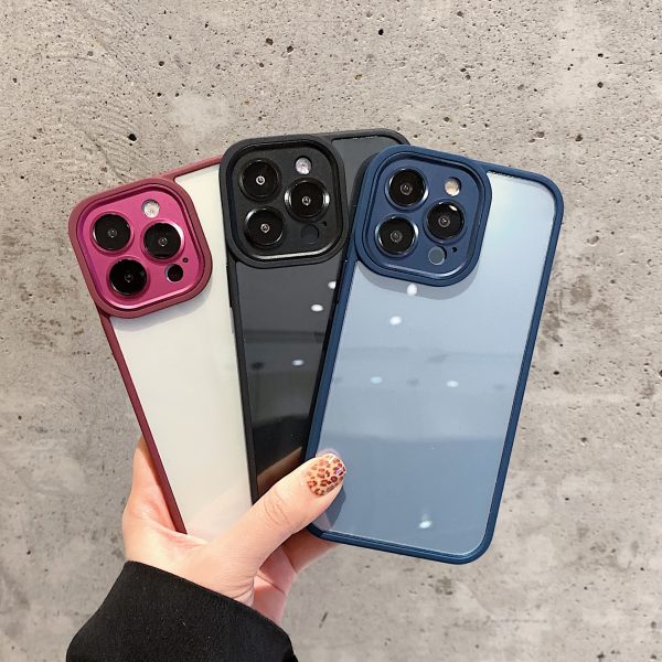 Golden Shield Frosted TPU Phone Case for iPhone