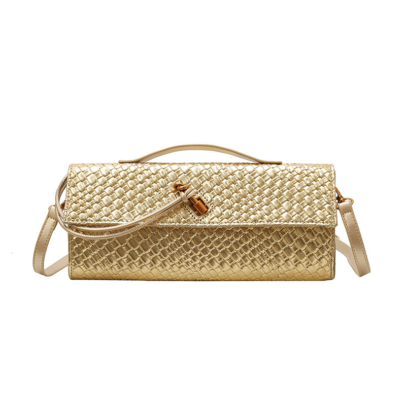 Woven PU Leather Crossbody Bag - Image 4