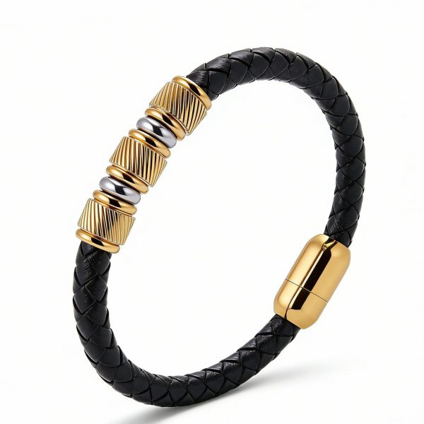 Men’s Fashion Braided Leather Bracelet