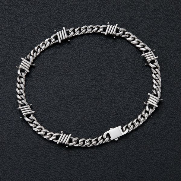 Stainless Steel Cuban Chain Bracelet and Necklace
