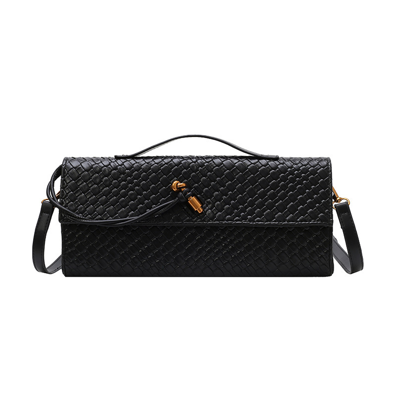 Woven PU Leather Crossbody Bag - Image 7