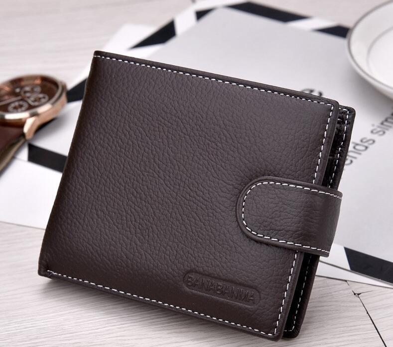 Men’s Genuine Leather Short Wallet