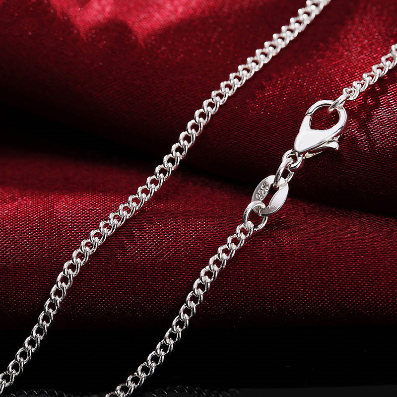 European and American 2 mm Side-Chain Necklace - Image 3