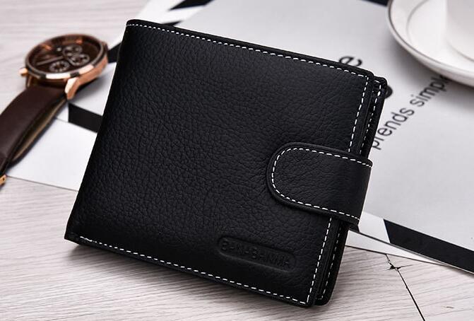Men’s Genuine Leather Short Wallet - Image 7