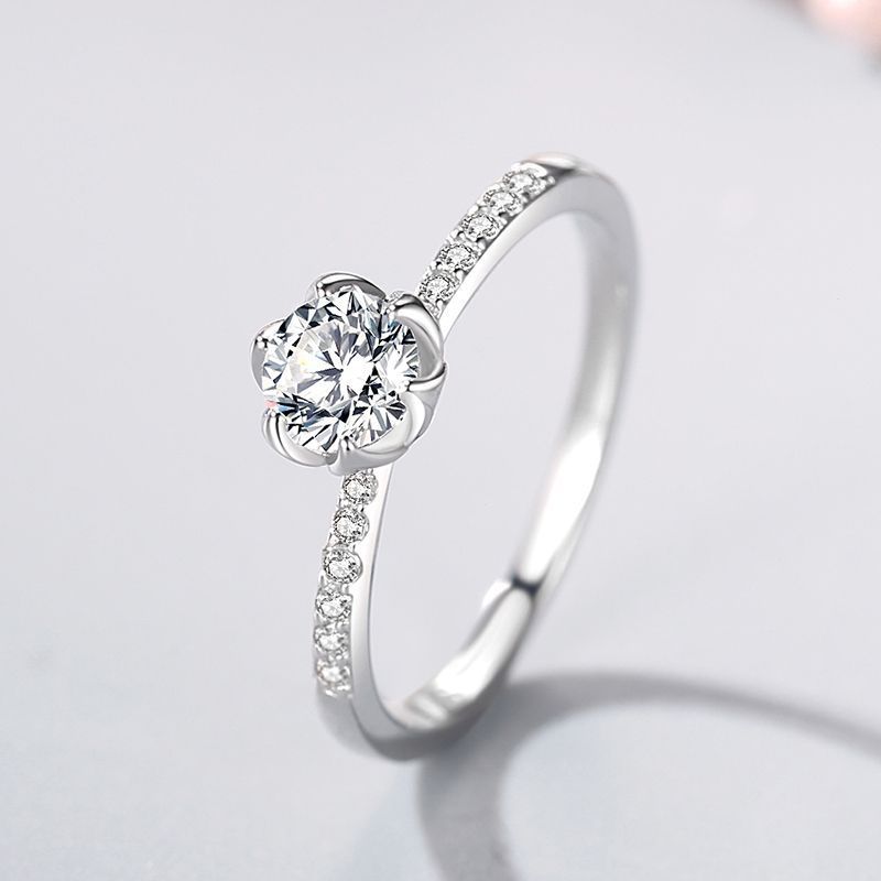 925 Sterling Silver Six-Claw Ring for Women - Image 3
