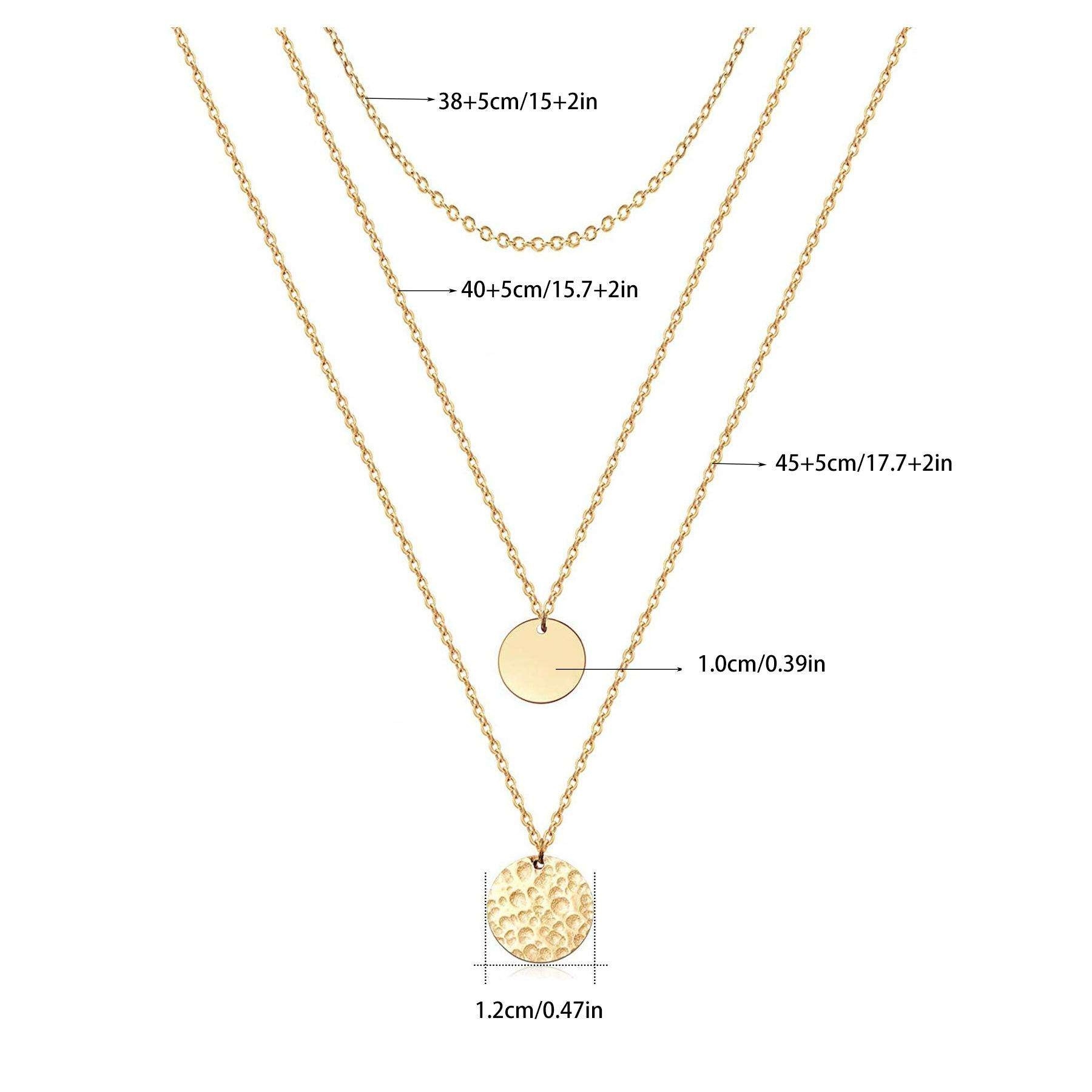 14K Gold-Plated Layered Choker Necklace - Image 2