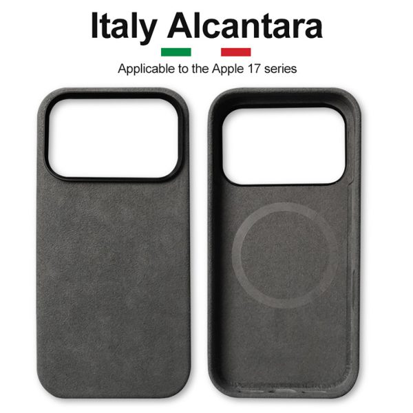 Alcantara Magnetic Phone Case for iPhone 17 Pro Max and Air