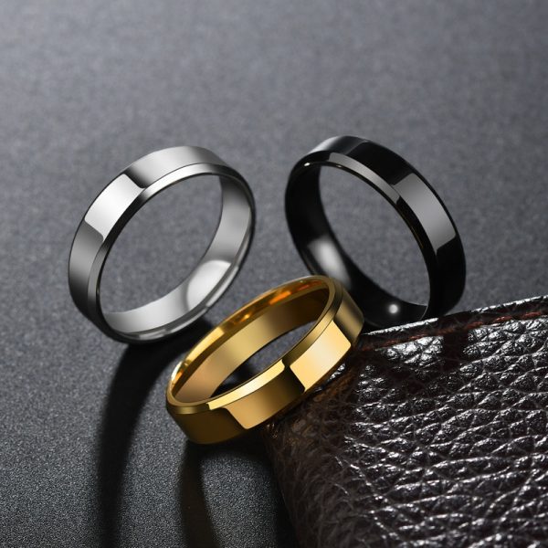 Stainless Steel Couple Ring for Men and Women