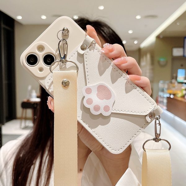 Cat’s Paw Crossbody-Style TPU Phone Case