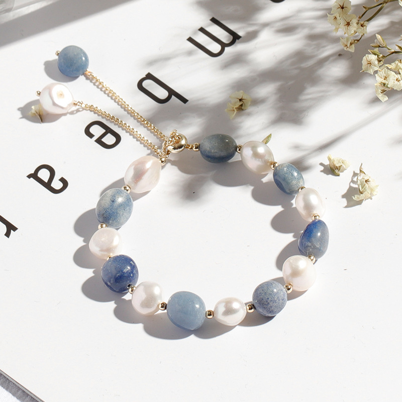 Pearl Crystal Slider Bracelet - Image 8