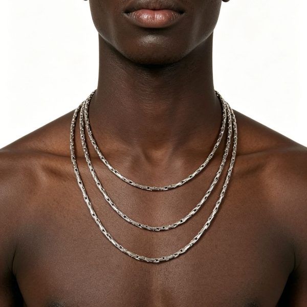 Lucky Bone Chain Gothic Necklace