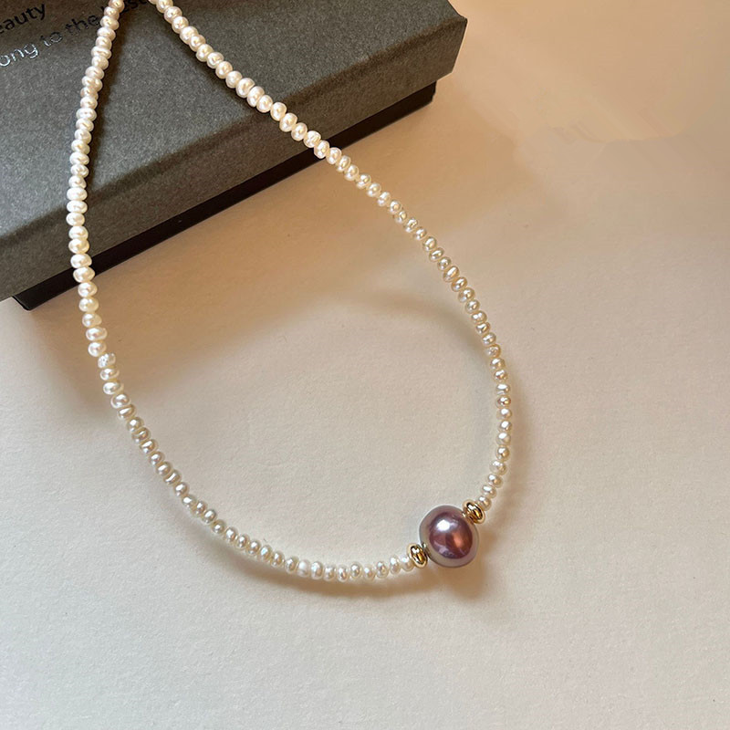 Freshwater Pearl Pendant Necklace - Image 2
