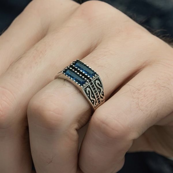 Men’s Alloy Zircon Ring