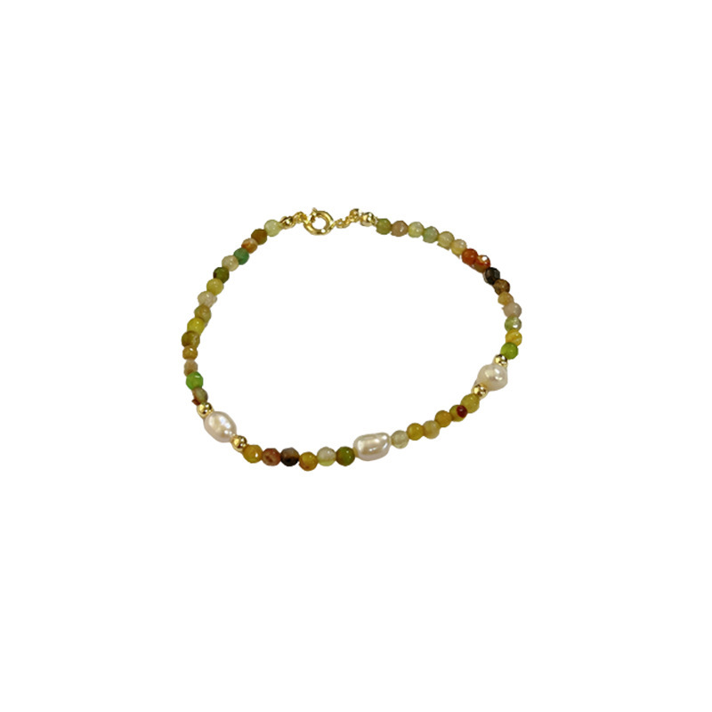 Colorful Artificial Crystal Beaded Bracelet - Image 4