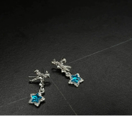 Geometric Petal Earrings - Image 3