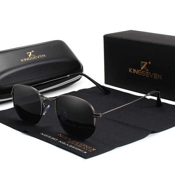 Men’s Classic Round Retro Sunglasses