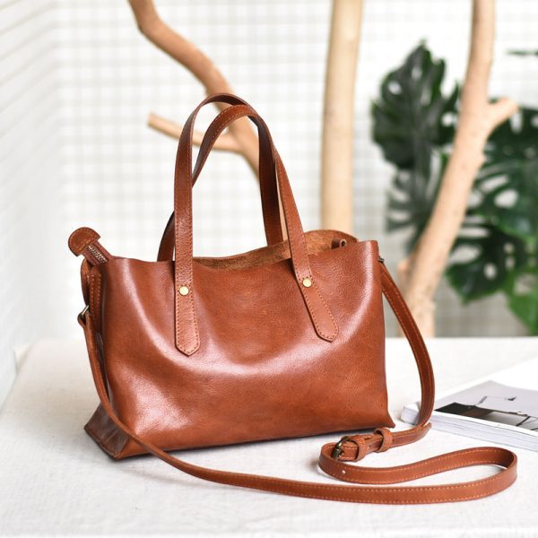 Soft Structured PU Shoulder Bag