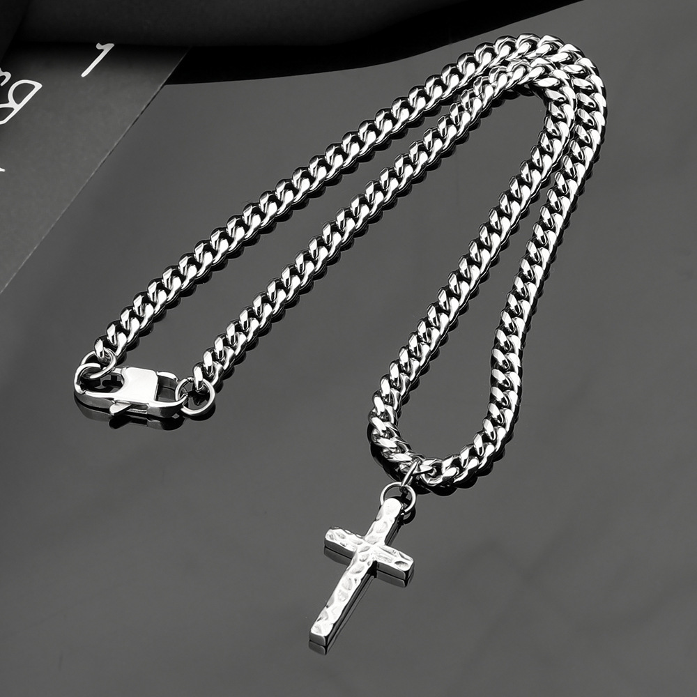6 mm Cuban Chain Titanium Steel Necklace