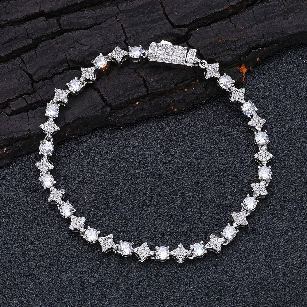 Men’s 6 mm Star Zircon Tennis Bracelet - Image 8